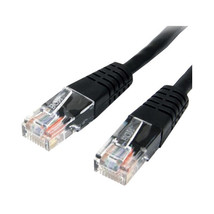 Startech M45PATCH50BK 50FT Black CAT5E Ethernet Cable RJ45 Patch Cable Gigabit L - £41.04 GBP