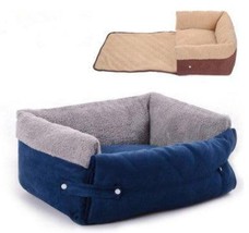 Luxury Haven Pet Retreat: Convertible Bed With Blanket - £42.59 GBP+