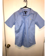 NEW Lands&#39; End School Uniform Women&#39;s 4 No Gape Short Sleeve Stretch Shirt - $282.06 MXN