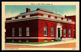 Virginia Postcard - Salem, Post Office F34 - £3.09 GBP