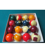 PRO-CLASSIC PROFESSIONAL POOL BALL SET BELGIUM BALLS original light use - $46.52