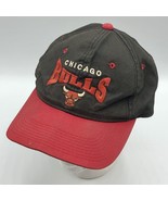 Chicago Bulls Vintage Snapback Hat Black Red NBA G Cap  - £23.33 GBP