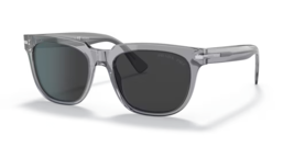 PRADA Mens POLARIZED Sunglasses PR04YS 08U08G Transparent Grey Frame /Bl... - $217.79