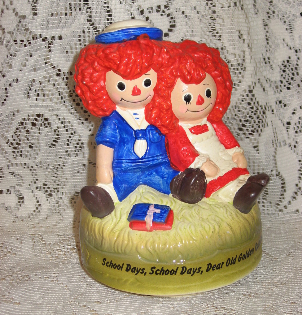 IDEAL Raggedy Ann And Andy Porcelain Dolls (Cloth Dolls) - Nice Twice...