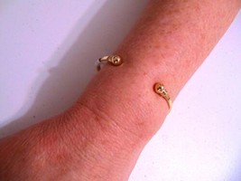 Charter Club  7&quot; Gold Tone Cuff Bracelet B4580 - £5.38 GBP