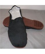 Black cotton KUNG FU KARATE unisex man lady house Shoes slippers sz5 #36 - $8.99
