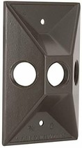 Hubbell 5189-7 Bell Raco 3-Hole Cluster Rectangular Weatherproof Cover,... - $14.99