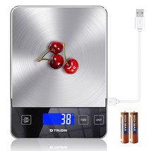 Nasa-Grade 33Lb Food Kitchen Digital Scale, Accurately Measures Bread, Meat, And - £30.78 GBP