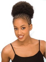 AFRO 5&quot; - Shake N Go Freetress Drawstring Ponytail #1B Off Black - $14.85
