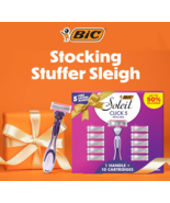 Bic Soleil Click 5 Women’s Razor Gift Set- Includes 1 Handle & 10 Cartridges - $25.99