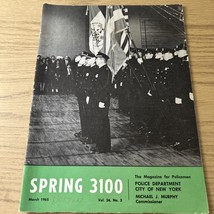 SPRING 3100 NYPD MAGAZINE MARCH 1965 - $134.16 MXN