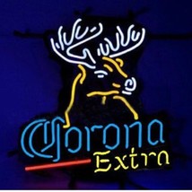 New Corona Extra Beer Deer Bar Neon Light Sign 24&quot;x20&quot; - £196.64 GBP