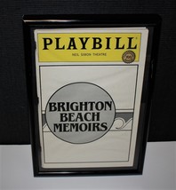 PLAYBILL 1984 BRIGHTON BEACH MEMOIRS Neil Simon Framed Broadway Theatre ... - £15.94 GBP