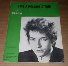 Bob Dylan Sheet Music Like A Rolling Stone Vintage 1965 M. Witmark And Sons - £79.92 GBP