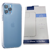 Insignia Hard Shell Slim Clear Case for iPhone 12 Pro Max Transparent Cover - £7.95 GBP