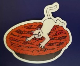 Ripndip Cat on Pie Skateboard Sticker - £3.19 GBP