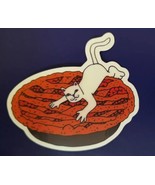 Ripndip Cat on Pie Skateboard Sticker - £3.16 GBP