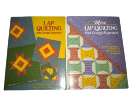 Lap Quilting and More Lap Quilting Hardcover Books By Georgia Bonesteel - £10.87 GBP
