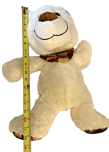 Super Soft Calplush Plush Bear Stuffed Hang Tag 18” Patchwork Smiling - $16.82