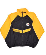 Vintage Pittsburgh Steelers Jacket Men XL NFL Football Logo Athletic Win... - £30.28 GBP
