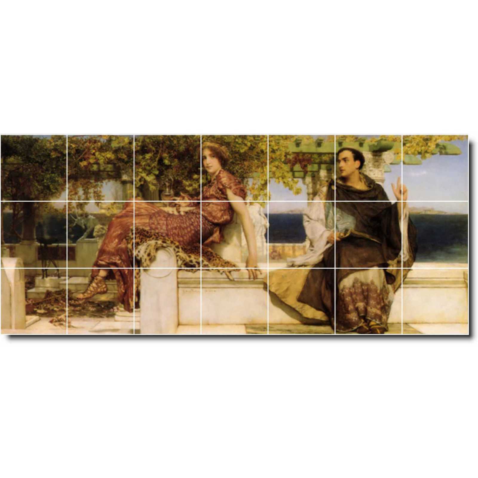 Alma tadema lawrence the conversion of paula by saint jerome