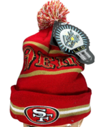 2023 San Francisco 49ers Light Up Knit pom Beanie by light &#39;em up L.E.D. - €19,48 EUR