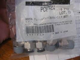 NEW LOT of 6  Pisco Straight Push to Connect Fittings 6mm   #- PC6-N2U - £12.12 GBP