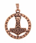 ⚡ Channel Viking power with this handcrafted Thor’s Hammer amulet in bro... - $19.99