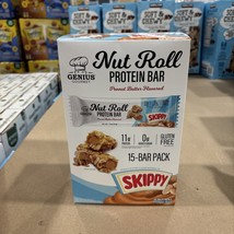Nut Roll Protein Bar Skippy  Peanut Butter Flavored 15 Protein Bars - $25.50