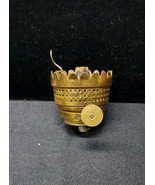Rare 19th Century E. F. Jones Pat. 1858 Small Brass Oil Lamp Burner  - €64,80 EUR