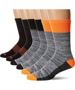 Dickies Men&#39;s Dri-Tech Performance Work Crew Socks 6 Pair,Black (Large) - $798.63 MXN