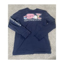 Lot of 2 Boys Shirts Medium Vineyard Vine Long Sleeve Blue White T-Shirt... - £10.09 GBP