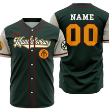 Custom Baseball Jersey Star Wars Mandalorians Unisex Shirt Birtday Party... - $26.99+