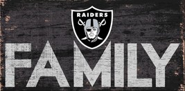 Las Vegas Raiders Sign Wood 12x6 Family Design - $857.25 MXN