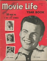 ORIGINAL Vintage 1953 Movie Life Yearbook Robert Wagner Debra Paget Terry Moore - £23.67 GBP