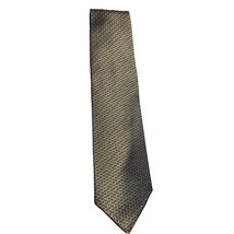 Woodward Men&#39;s Necktie Tie Silk VTG Metallic Silver Geometric Wide Made ... - $9.90