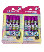 2 Packs Of 4 Lip Smacker Best Flavor Forever Rainbow Berry Magical Frosting - $25.99