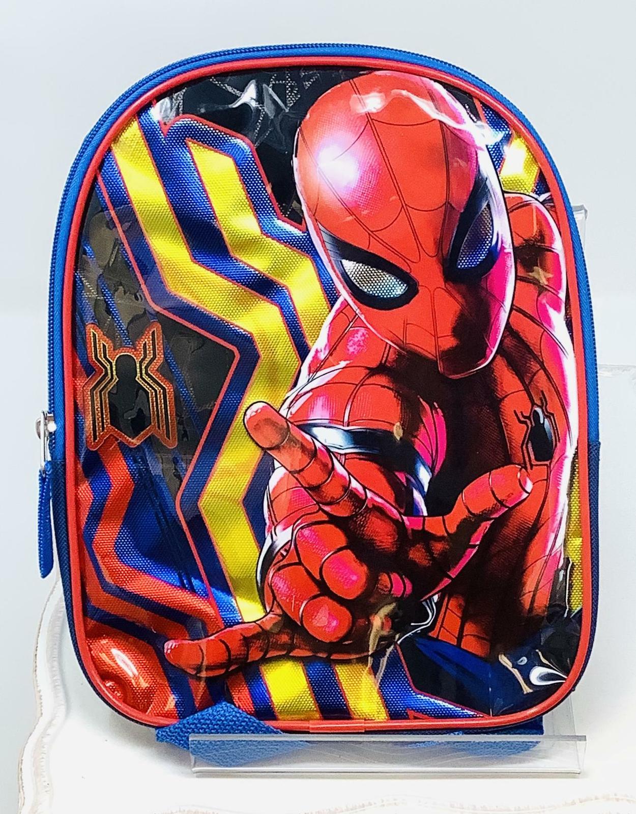 Marvel Spider-Man Mini 10 Inch Backpack ~ Black & Red~New~School Bag/Toy Storage - $12.68