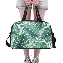 Palm Leaves Tote and Cross Body Travel Bag - $49.00