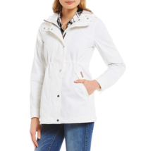 Hunter Womens Original Cotton Smock White Hood Raincoat Jacket Medium EV... - £68.38 GBP
