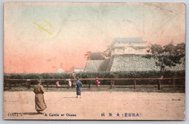 A Castle at Osaka Japan Postcard UNP K4 - £8.96 GBP