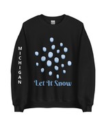 New Michigan Sweatshirt Unisex S-5XL Let It Snow Gildan Long Sleeve Crew... - £16.23 GBP+