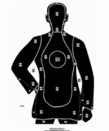 B21 XR Silhouette Targets - Qty 10 - Printed in black color - €18,64 EUR