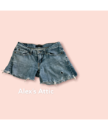 524 too superlow Women&#39;s Jean Shorts size 3,  light blue Juniors Denim L... - $226.18 MXN