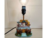 Noah&#39;s Ark Cute Animals Boat Religious Jesus Children&#39;s Electric Desk Lamp - $32.07