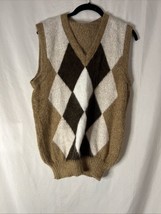 Peruvian alpaca vest handmade men x-large - $65.45