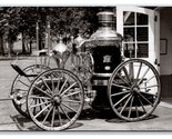 Sidney Steam Fire Engine Carillion Park Dayton Ohio OH Chrome Postcard L18 - $7.08