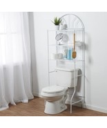 Home Basics 3 Over the Toilet Bathroom Space Saver Shelf, Bathroom Stora... - $1,061.56 MXN