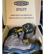 KEEN Utility Braddock Mid Boots Mens Size 7.5 EE Steel Toe 1011242EE - £73.70 GBP