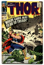 THOR 132 comic book-1st ego 1966-Marvel Silver-Age GOTG VG/fn - £51.89 GBP